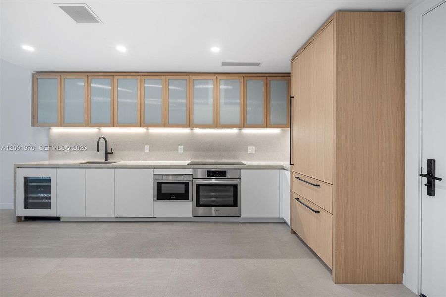 Furnished interior view inside a new home in , Miami (Image 9).