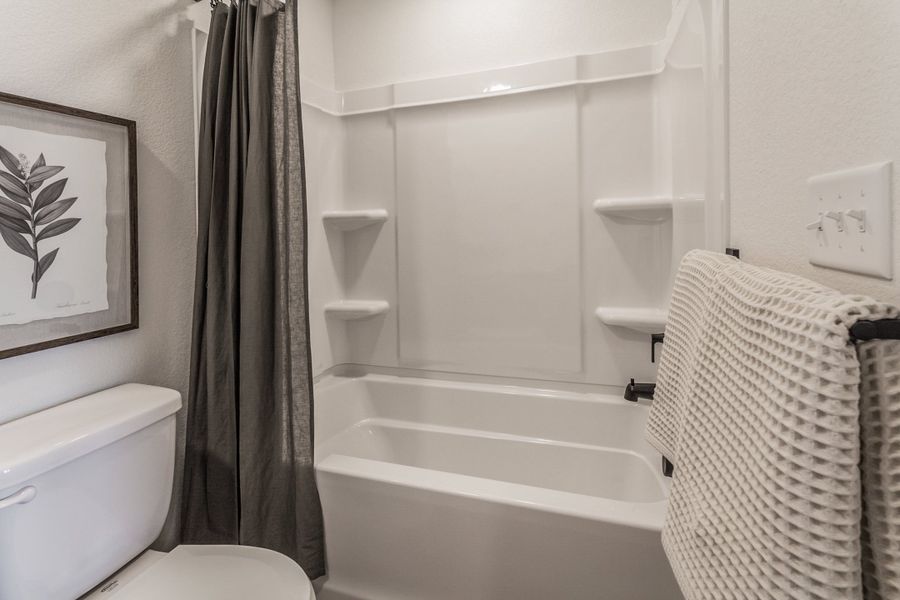 Representative furnished interior of a home built from the Magnolia by Hartford Homes in Prairie Song, Windsor (Image 19).