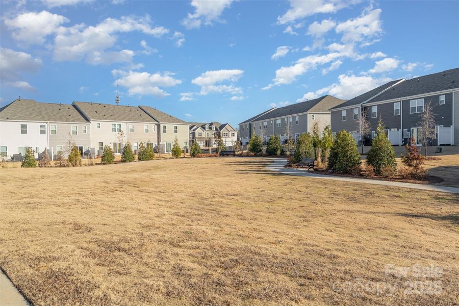 Community Green Space behind unit Community Green Space behind unit