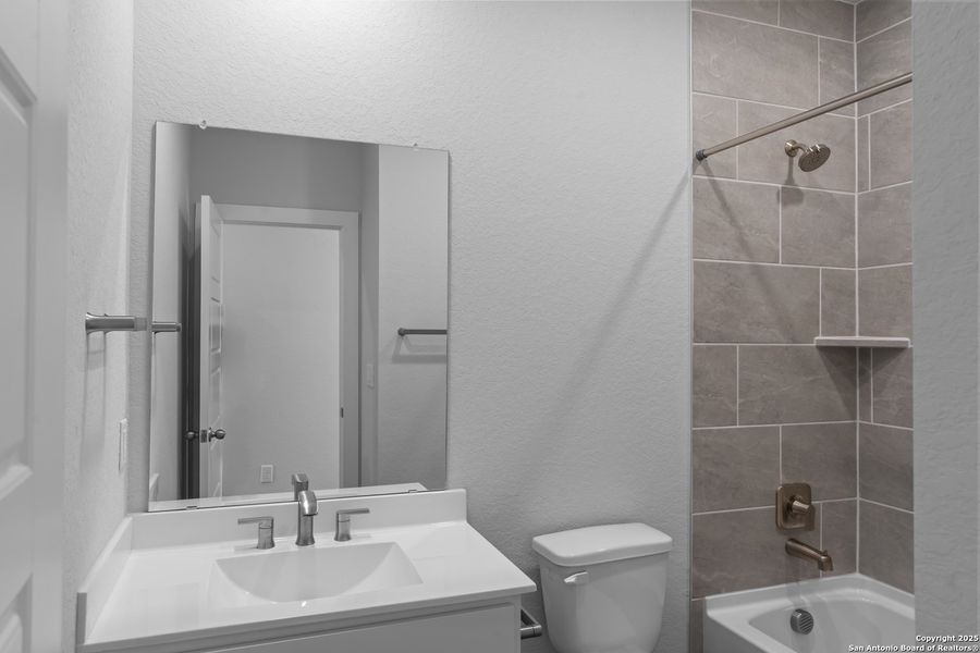 Furnished interior view inside a new home in The Meadows at Hunters Ranch, San Antonio (Image 3).