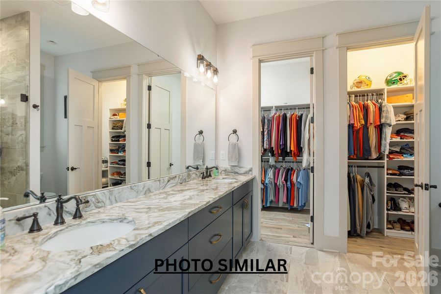 Furnished interior view inside a new home in , Hendersonville (Image 14). Furnished interior view inside a new home in , Hendersonville (Image 14).