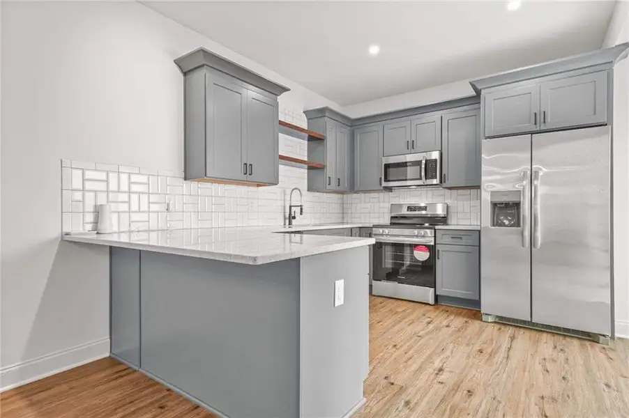 Furnished interior view inside a new home in , Atlanta (Image 3).