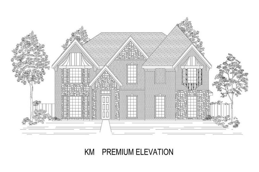 Representative rendering of the exterior for the Remington 2FS (w/Media) by First Texas Homes (Image 2). Representative rendering of the exterior for the Remington 2FS (w/Media) by First Texas Homes (Image 2).
