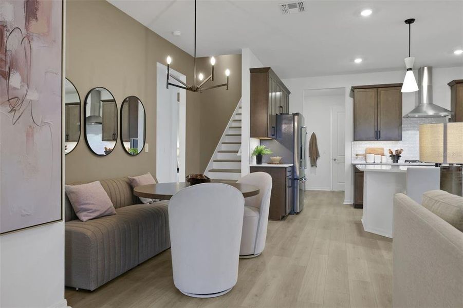 Furnished interior view inside a new home in Creekside Run at Babcock Ranch, Punta Gorda (Image 21). Furnished interior view inside a new home in Creekside Run at Babcock Ranch, Punta Gorda (Image 21).