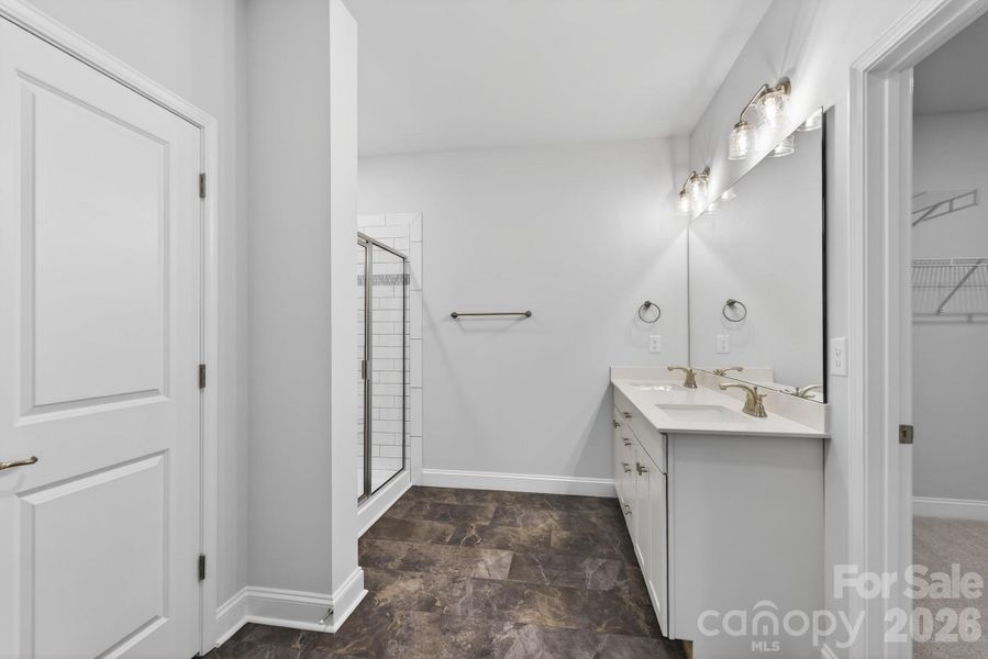 Furnished interior view inside a new home in Crystal Village, Albemarle (Image 6).