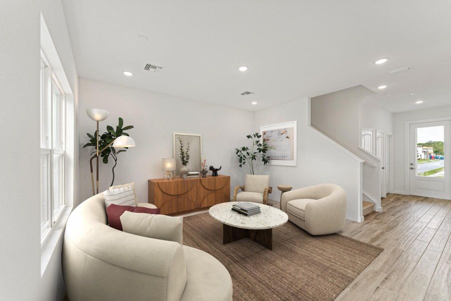 Furnished interior view inside a new home in , Fort Pierce (Image 27).