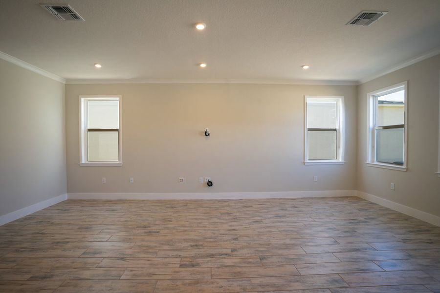 Representative unfurnished interior of a home built from the Orion by Maronda Homes in The Vue, Satellite Beach (Image 16).
