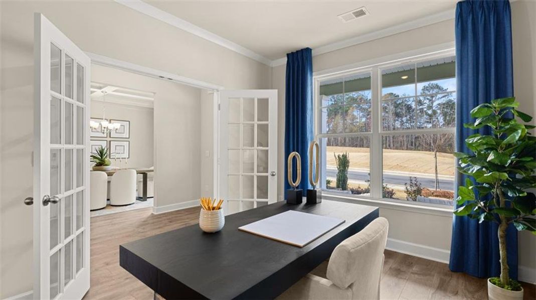 Furnished interior view inside a new home in The Gates at Pates Creek, Hampton (Image 7).