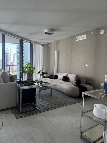 Furnished interior view inside a new home in , Miami (Image 6).