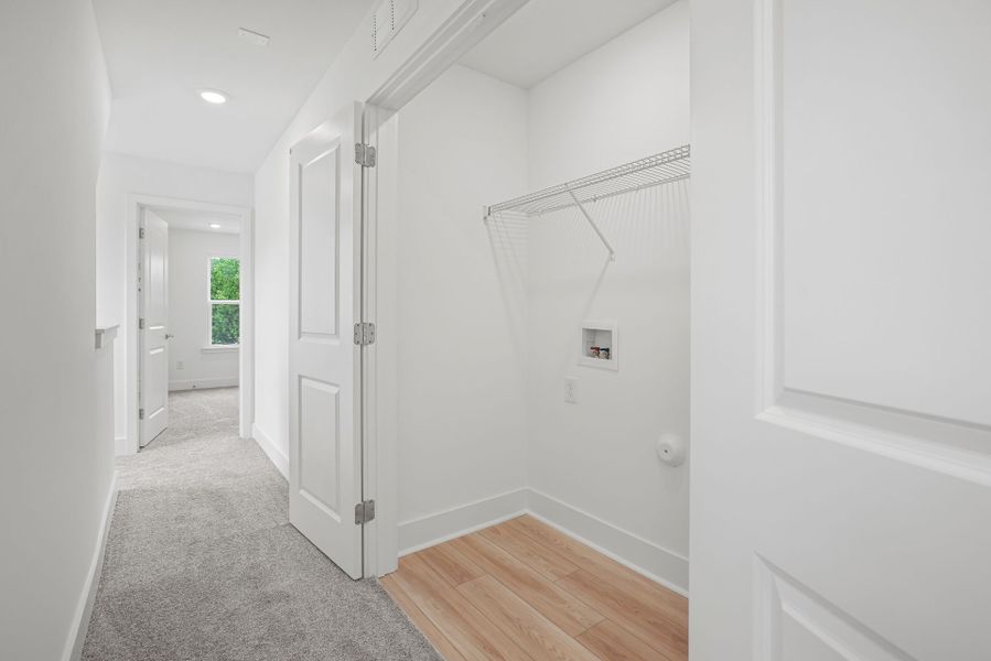 Spacious, unfurnished interior of a new home in West End Heights, Charlotte (Image 20). Spacious, unfurnished interior of a new home in West End Heights, Charlotte (Image 20).