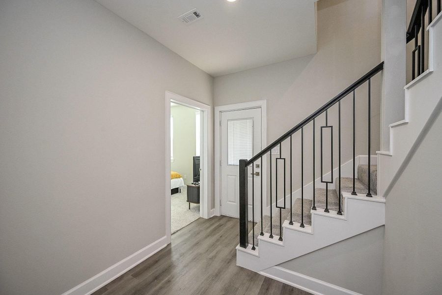Entry stairs.
