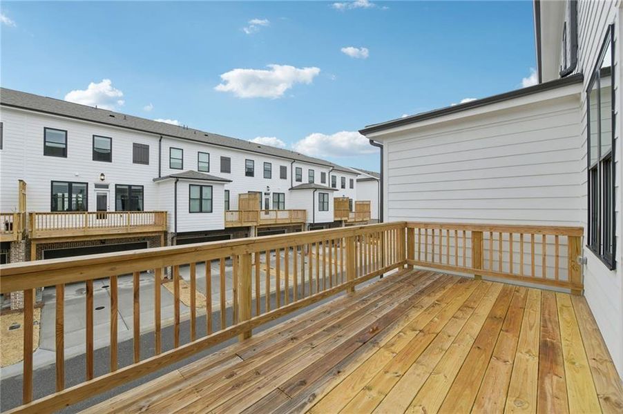 Exterior details and patio area of a home in , Buford (Image 3).