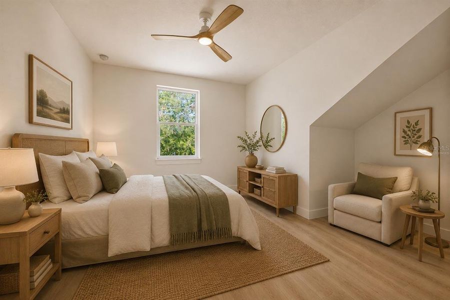 Furnished interior view inside a new home in , Tampa (Image 29).