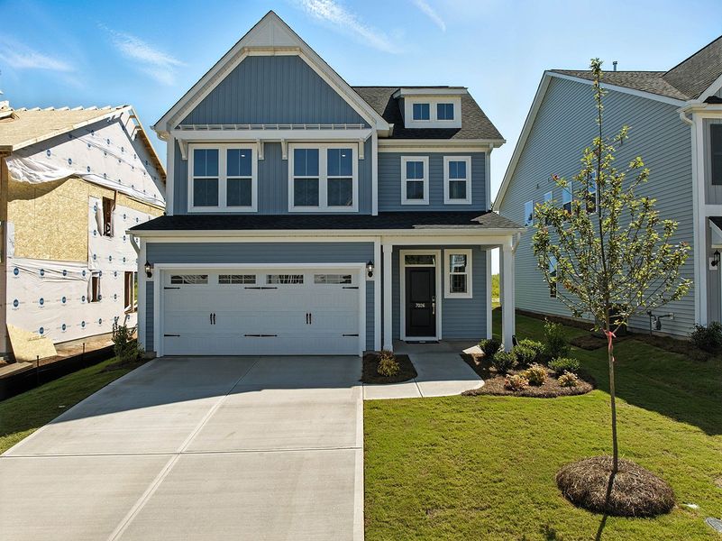 Front exterior of a new home in Landmark Commons, Boiling Springs, SC, highlighting curb appeal (Image 1).