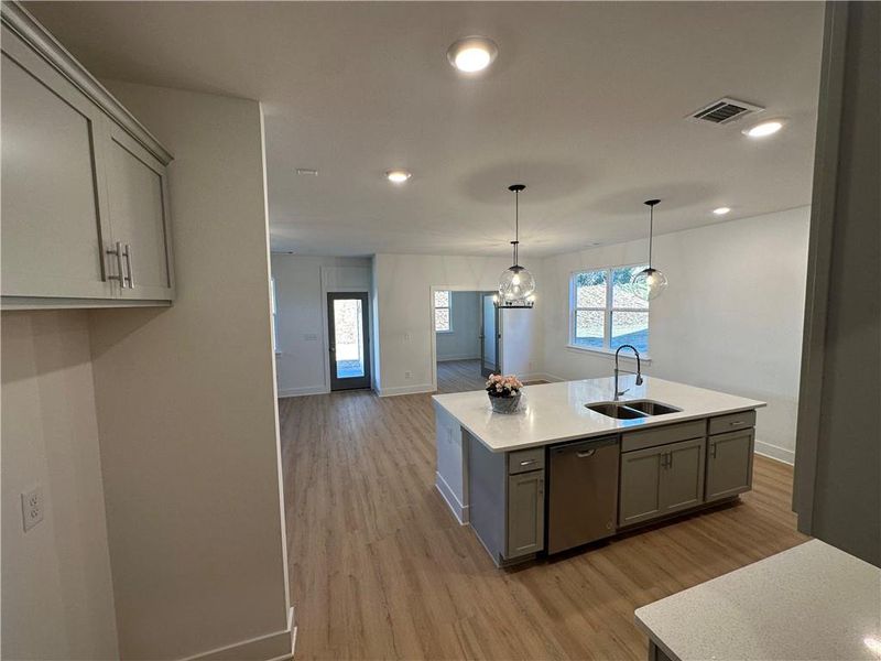 Furnished interior view inside a new home in , Buford (Image 2).