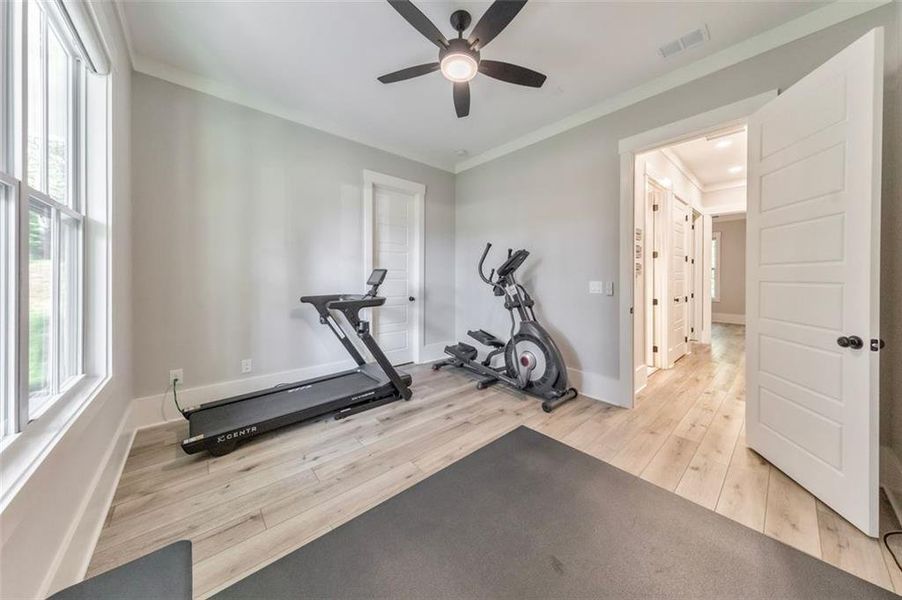 Furnished interior view inside a new home in , Woodstock (Image 36).
