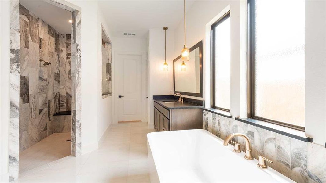 Furnished interior view inside a new home in Adkins Park 70', Hurst (Image 12).