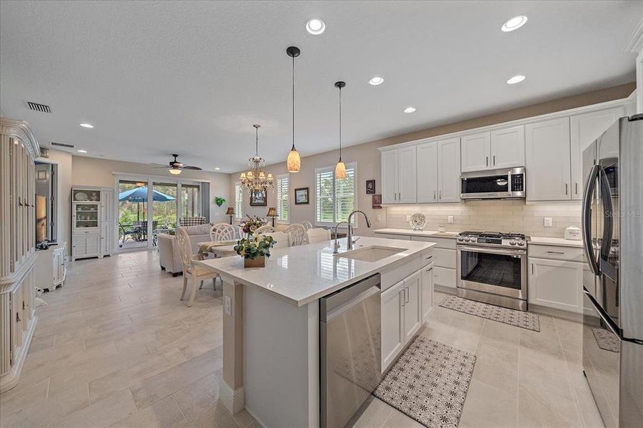 Furnished interior view inside a new home in The Laurels Villas, Parrish (Image 22).