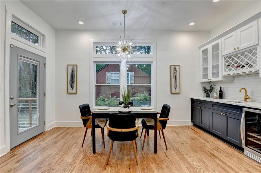 Furnished interior view inside a new home in , Atlanta (Image 30).