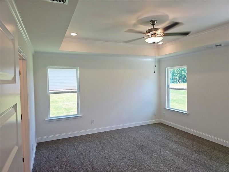 Spacious, unfurnished interior of a new home in Park Place, Bowdon (Image 11). Spacious, unfurnished interior of a new home in Park Place, Bowdon (Image 11).
