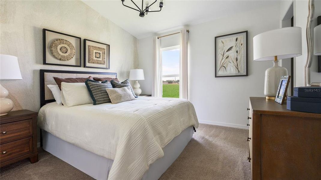 Furnished interior view inside a new home in Scenic Terrace, Haines City (Image 13).