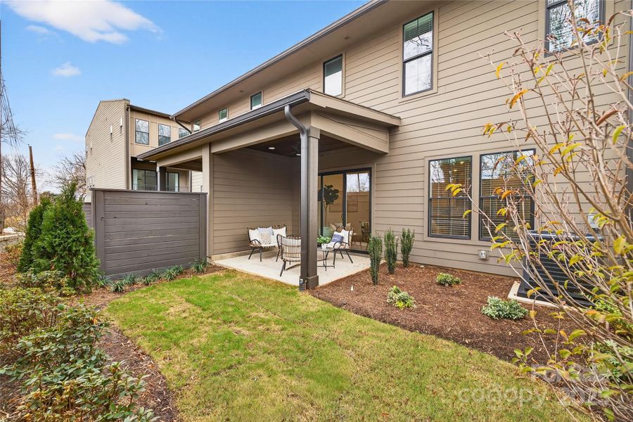 Exterior details and patio area of a home in , Charlotte (Image 23). Exterior details and patio area of a home in , Charlotte (Image 23).