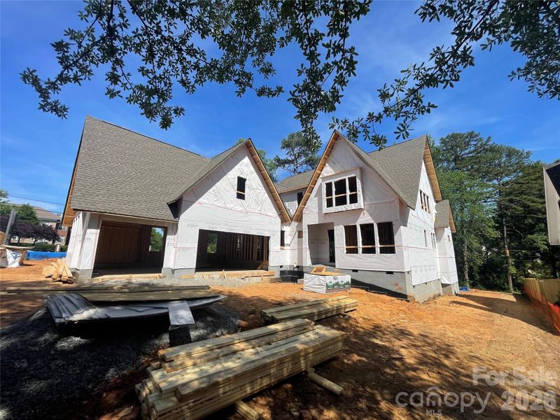 In-progress construction of a new home in , Charlotte, NC (Image 14).