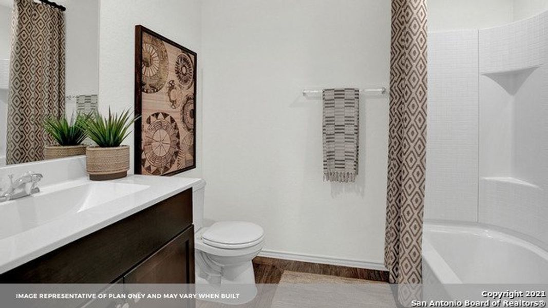 Furnished interior view inside a new home in Arroyo Ranch, Seguin (Image 7). Furnished interior view inside a new home in Arroyo Ranch, Seguin (Image 7).