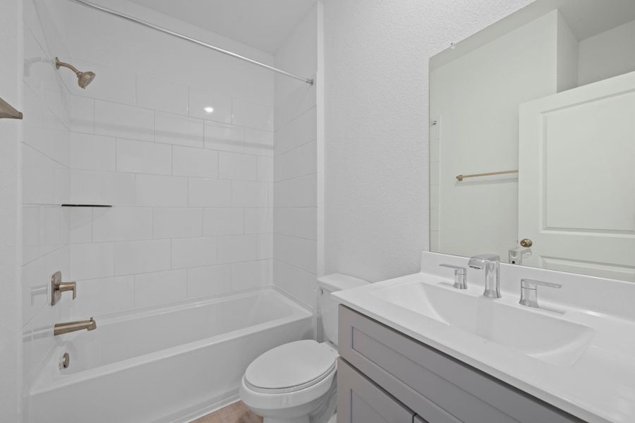 Furnished interior view inside a new home in Stokesbury, Waller (Image 4). Furnished interior view inside a new home in Stokesbury, Waller (Image 4).