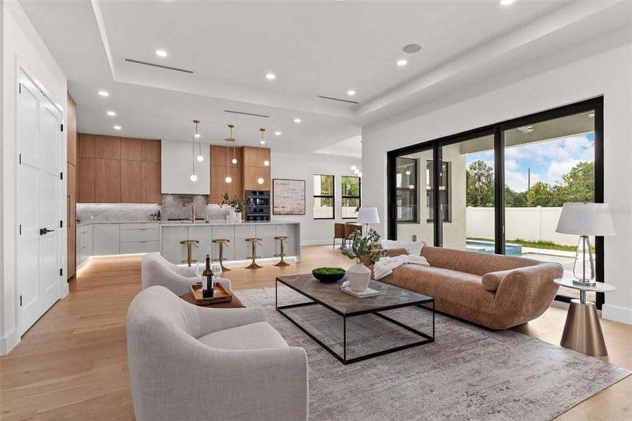 Furnished interior view inside a new home in , Tampa (Image 9).