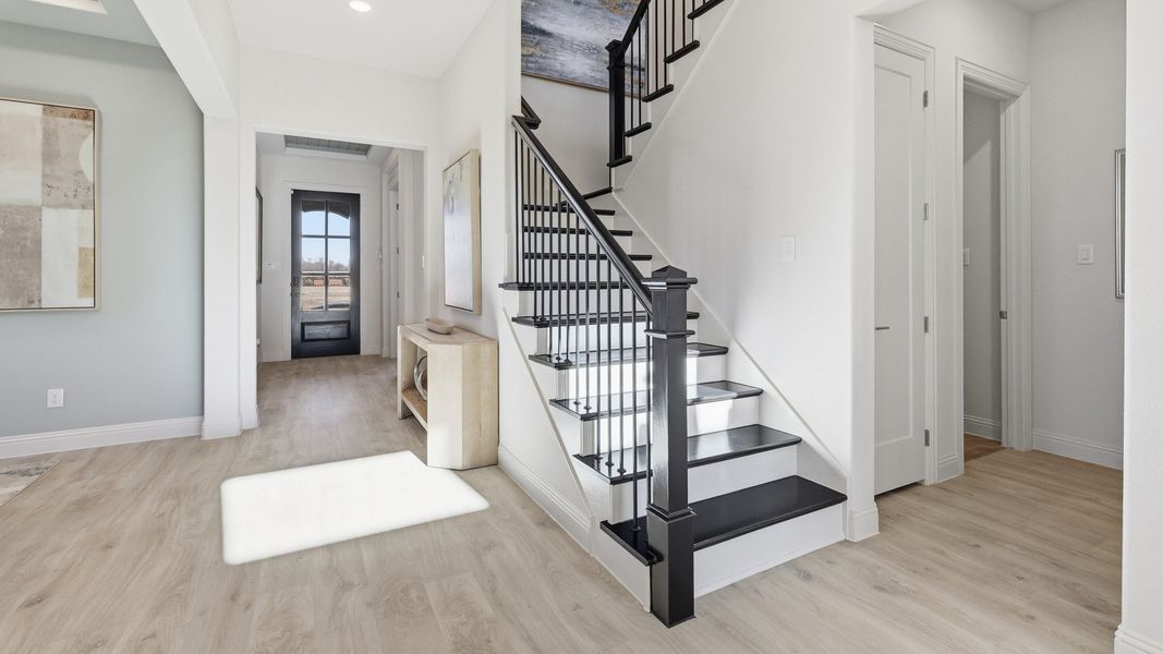 Representative furnished interior of a home built from the Dartmouth by Brightland Homes in Anna Ranch, Anna (Image 7).