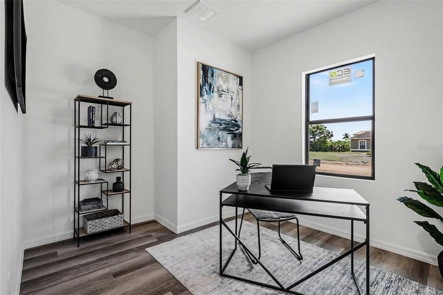 Furnished interior view inside a new home in , Cape Coral (Image 23).
