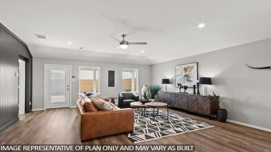 Furnished interior view inside a new home in Newport Pointe, Crosby (Image 8).