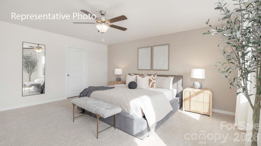 Furnished interior view inside a new home in Stanton, Richburg (Image 5).