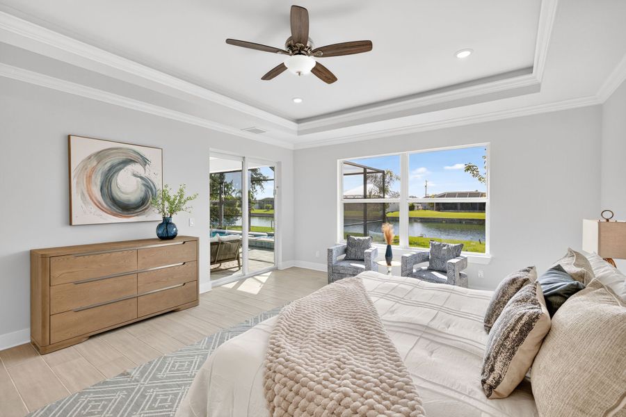 Representative furnished interior of a home built from the The Coral Haven by Sunlife Homes LLC in Cape Coral, Cape Coral (Image 19).