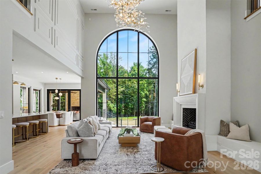 Furnished interior view inside a new home in , Mint Hill (Image 10). Furnished interior view inside a new home in , Mint Hill (Image 10).