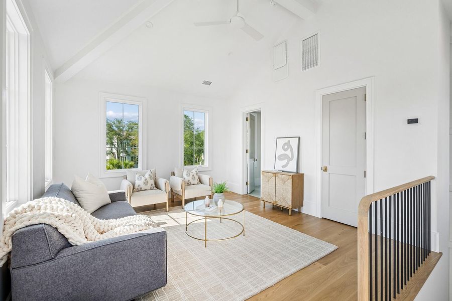 Furnished interior view inside a new home in , Johns Island (Image 37).