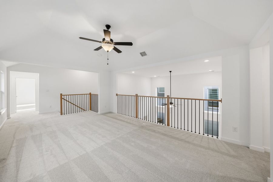 Spacious, unfurnished interior of a new home in Light Farms Brenham - 40' Lots, Celina (Image 28).