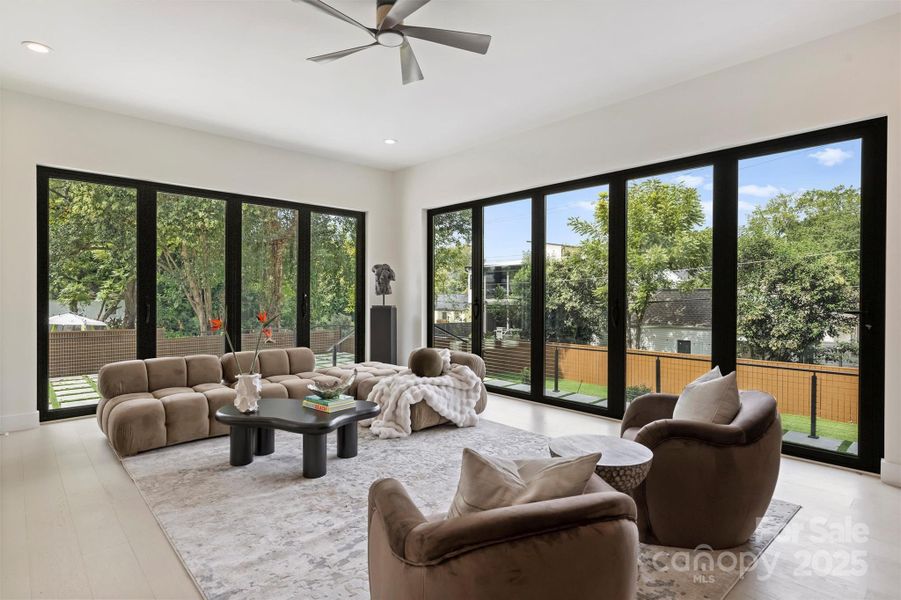 Furnished interior view inside a new home in , Charlotte (Image 32).