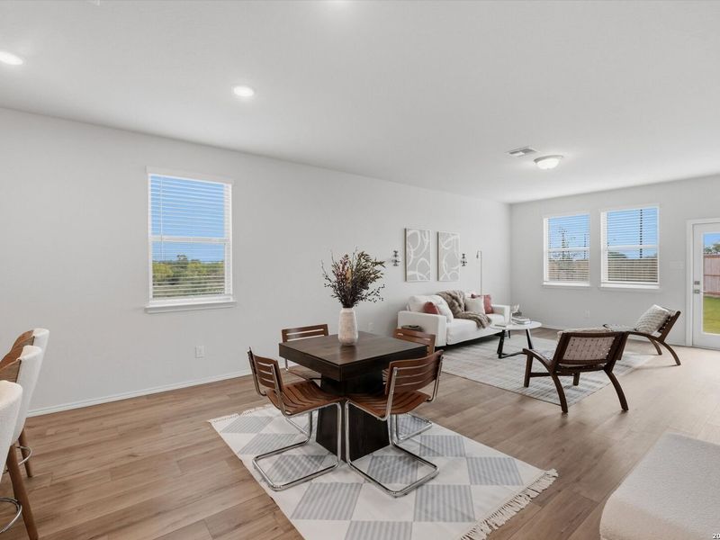 Furnished interior view inside a new home in Agave, San Antonio (Image 13).