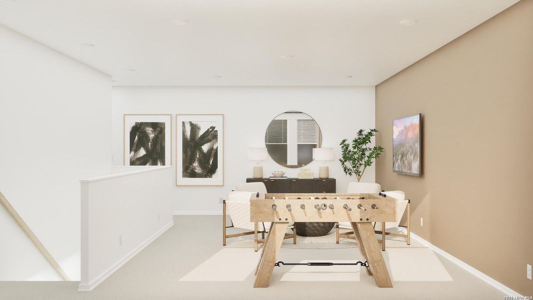 Furnished interior view inside a new home in Brookmill, San Antonio (Image 30). Furnished interior view inside a new home in Brookmill, San Antonio (Image 30).