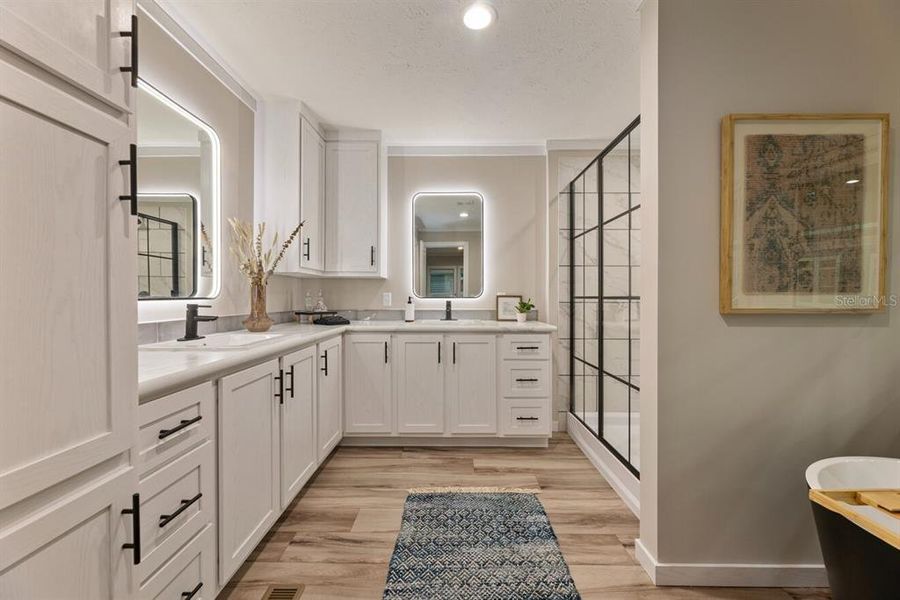 Furnished interior view inside a new home in , Okeechobee (Image 24).