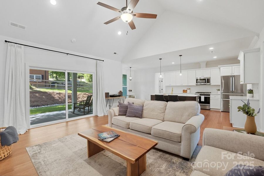Furnished interior view inside a new home in , Charlotte (Image 3). Furnished interior view inside a new home in , Charlotte (Image 3).