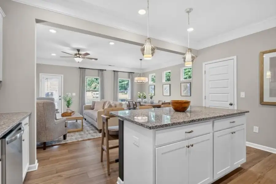 Furnished interior view inside a new home in , Cartersville (Image 15).