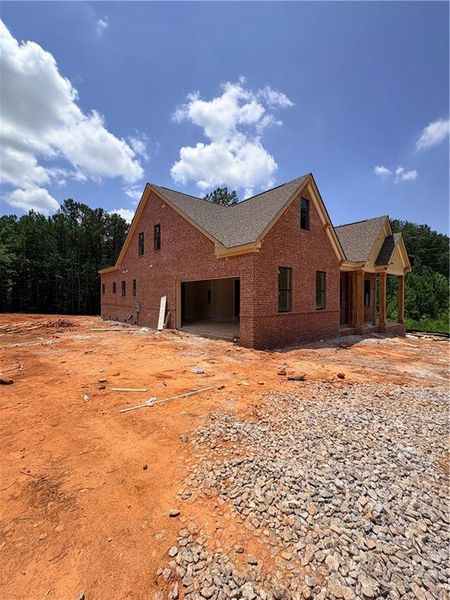 In-progress construction of a new home in , Watkinsville, GA (Image 3).