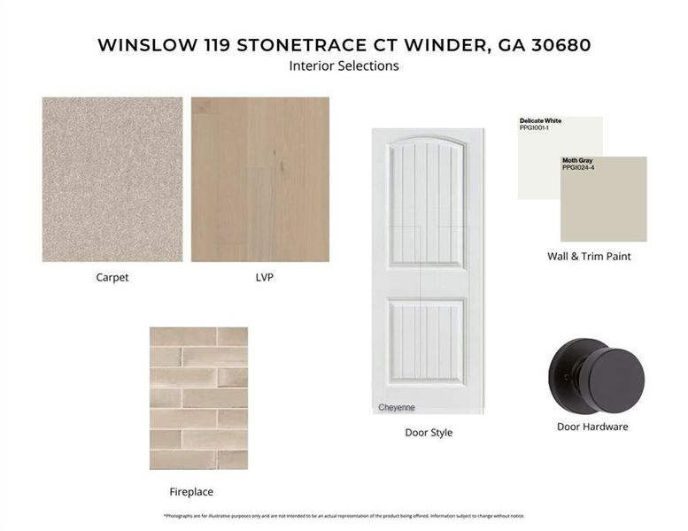 Sample of building materials used in homes in Stonehaven, Winder (Image 5). Sample of building materials used in homes in Stonehaven, Winder (Image 5).