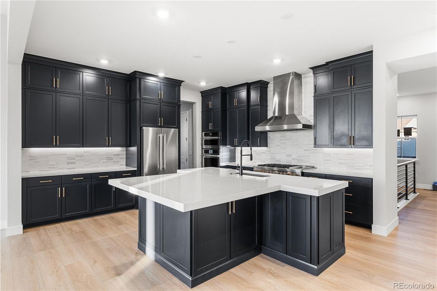 Furnished interior view inside a new home in Retreat at The Canyons, Castle Pines (Image 5).