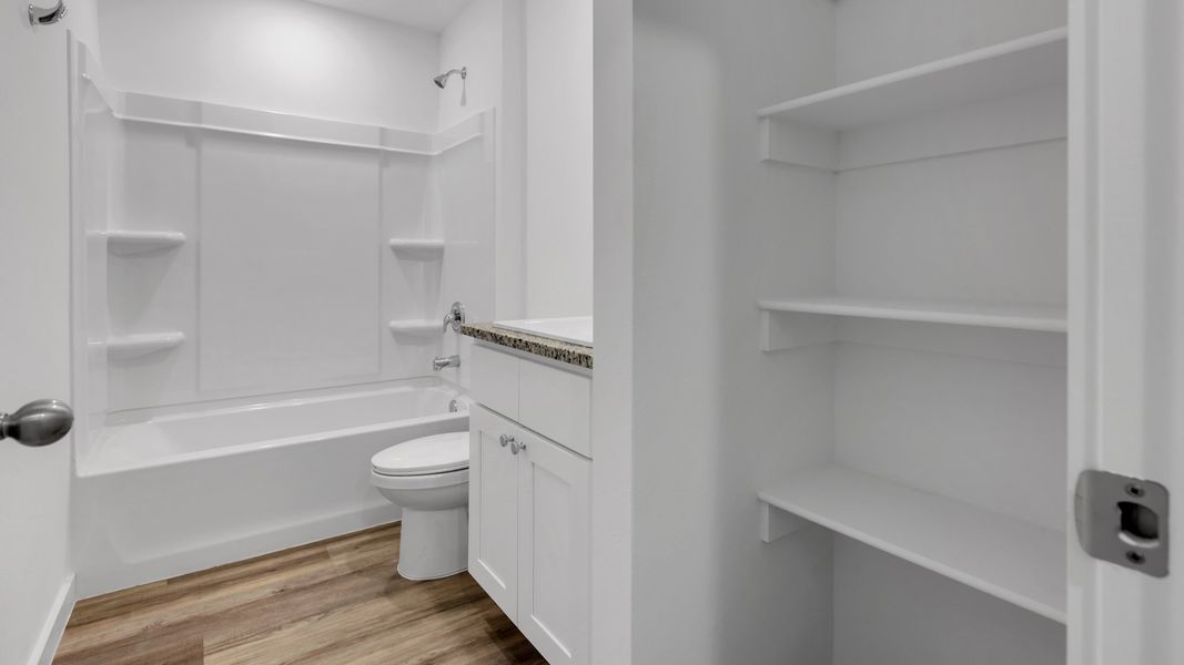 Furnished interior view inside a new home in Everest Heights, Lubbock (Image 10). Furnished interior view inside a new home in Everest Heights, Lubbock (Image 10).