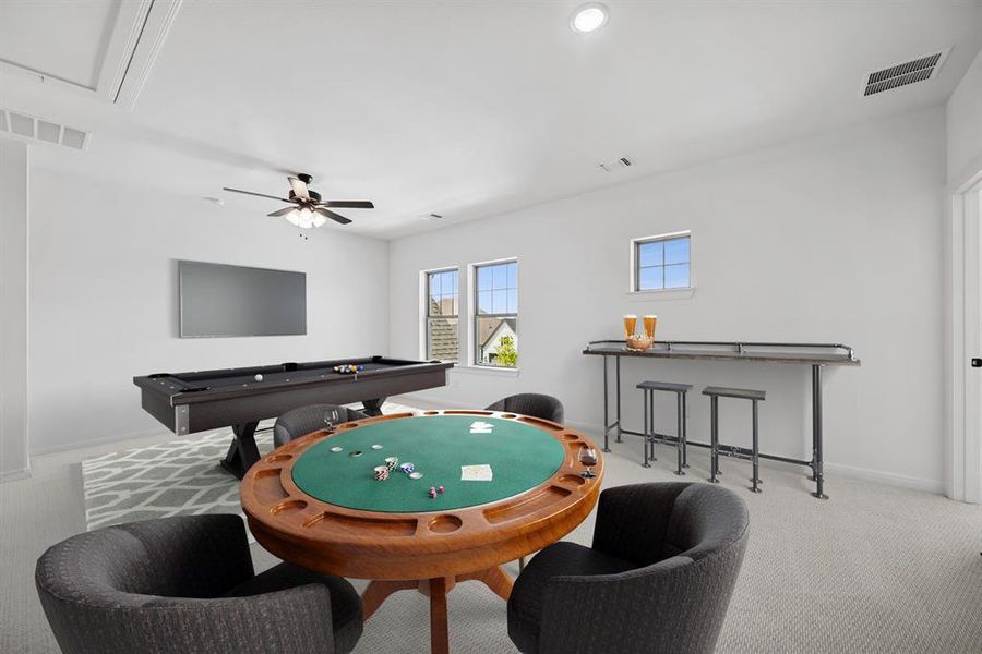 Furnished interior view inside a new home in Monterra - Classics, Fate (Image 6).