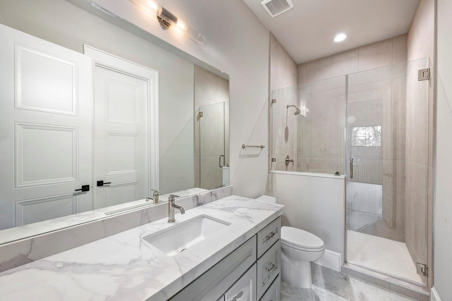 Furnished interior view inside a new home in , Houston (Image 16).